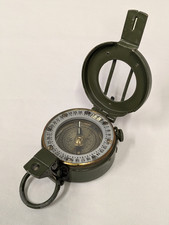 British Army - Military - Stanley London G150 Prismatic Brass Marching Compass