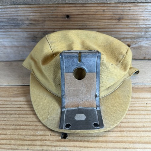 Vintage canvas miner cap hat - vintage,