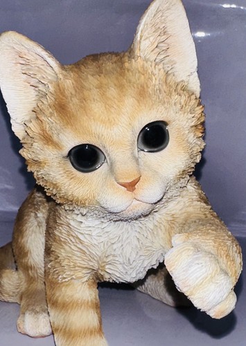 Ginger tabby kitten figurine - tabby, figurine.