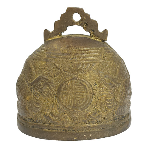 Vintage chinese metal temple - vintage,