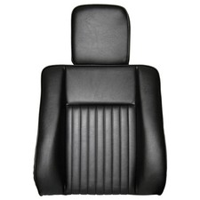 Deluxe Black Vinyl Seat