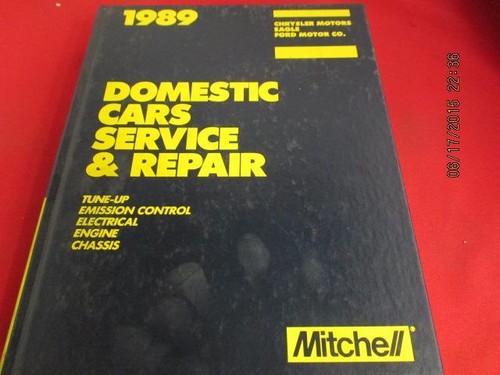 1989 mitchell manuals - mitchell, domestic