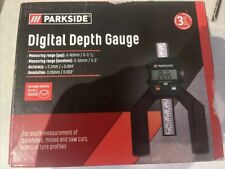 Parkside Digital Depth Gauge Measurement Boreholes Saw Cuts Joints Tyre Measure