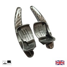 VW DSG Carbon Fibre Effect Paddle Shifter Extensions For Golf GTI R32 Mk5 Mk6 