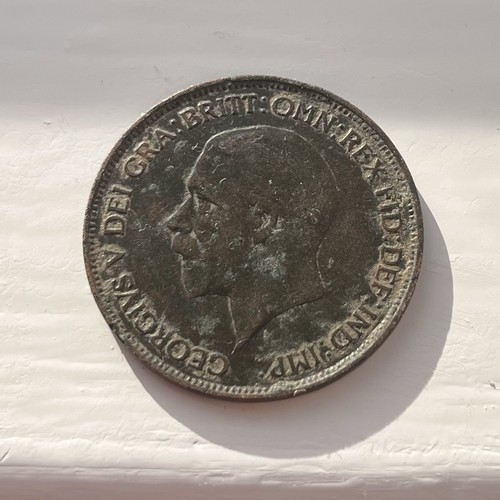 Old one penny coin - one, 1932