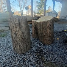 Tree stumps stool chair garden