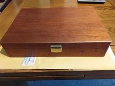 Mahagany wooden Slide Storage Box 175 Slot Case 35mm Film Photography