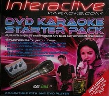 Interactive DVD Karaoke Starter Pack With Audio Mixer, Microphone and DVD