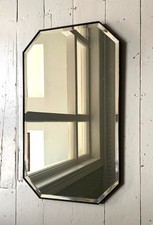 Vintage Hexagonal Mirror w/