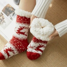 Women Men Slipper Winter Socks