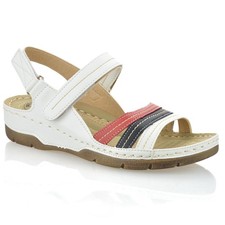 Ladies Womens Mid Wedge Heel