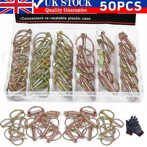50pcs linch pin assorted 5mm - linch, 4.5mm