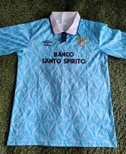 Lazio Classic Football Shirt 1991 1992 Home Shirt Remake Adult Medium