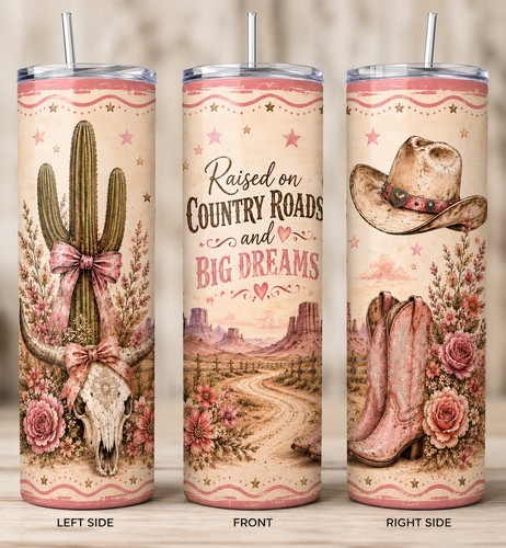 Western cowgirl 20oz - 20oz, tumbler