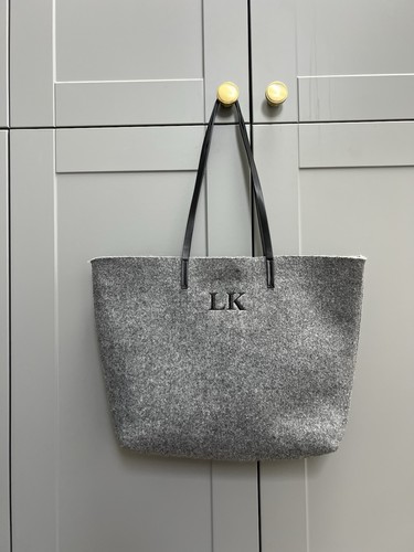 Zara grey large felt - large, tote