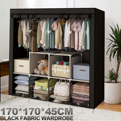 Fabric canvas wardrobe with - canvas,