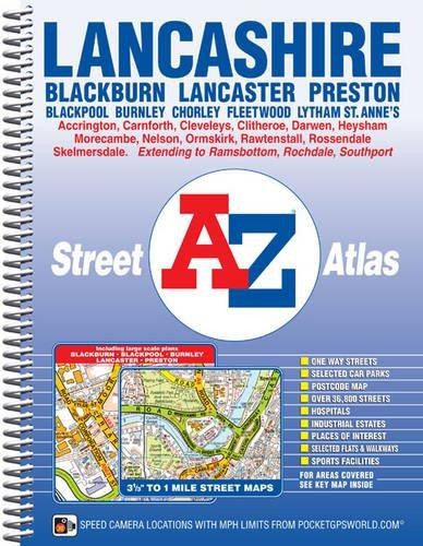 Lancashire county atlas - county,