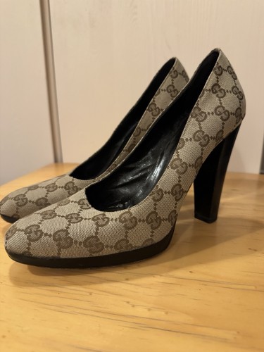 Gucci platform court shoes - gucci, gg