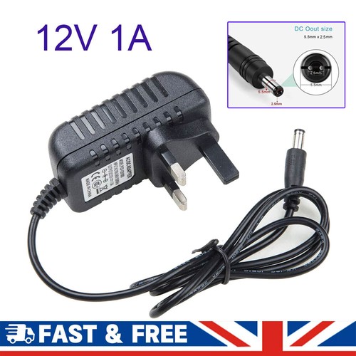 12v uk power - 1a, ac/dc