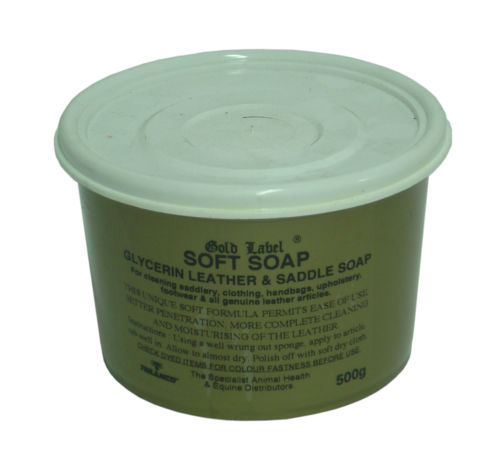 Gold label soft saddle - gold, soap