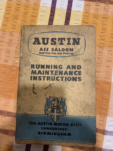 Austin a55 saloon half ton - austin,