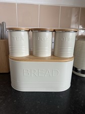 Tea, Sugar, Coffee Canisters &