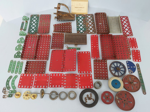 Vintage meccano wheels - meccano,