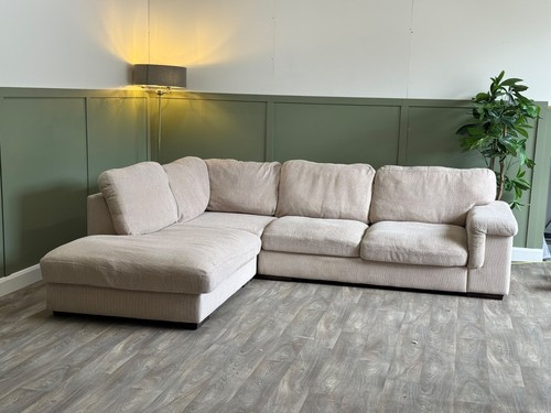 Large beige corner - large, sofa