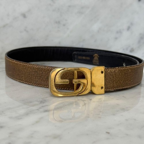 Gucci brown leather - brown, belt