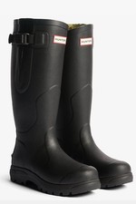 HUNTER BALMORAL MK II BOOT WOMENS BLACK NON SAFETY WELLIES Size 7