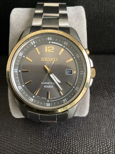 Seiko men kinetic watch - men’s,