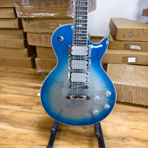 Blue silver sparkle - silver, lp