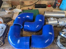 Samco Silicon 80mm Straights And Bends, With Joiners And Julble Clips