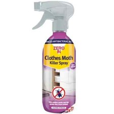 Zero in Clothes Moth & Larvae