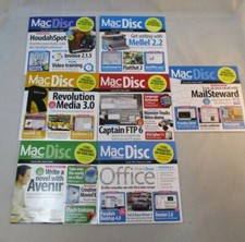 Vintage Retro Apple / Macintosh / Software Discs Bundle - Mac Format DVD 08/09  