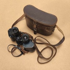 Vintage Ross London Steptron 8x30 Binoculars Made in England + Leather Case