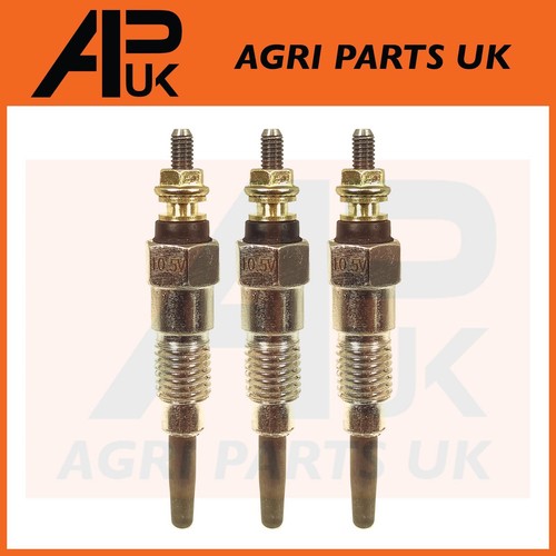 Heater glow plug - 3x, for