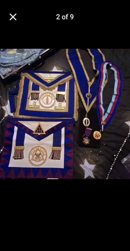 Various masonic regalia - regalia,