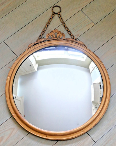 Antique convex wall - antique, mirror