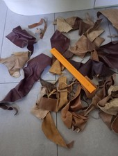Real Leather Scraps  750 grn