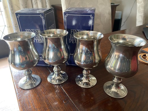 Vintage pewter wine - pewter,