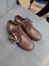Hotter Ramble brown leather Gore-Tex waterproof walking shoes size 5.5/38.5