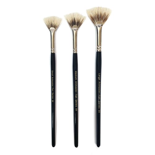 Artmaster fan brushes - fan, for