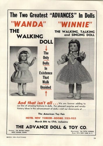 1954 paper the - 1954, doll