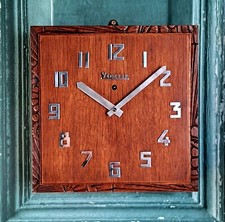 Antique Vedette (Star) Art Deco 1930s French Platform Balance Wall Clock.