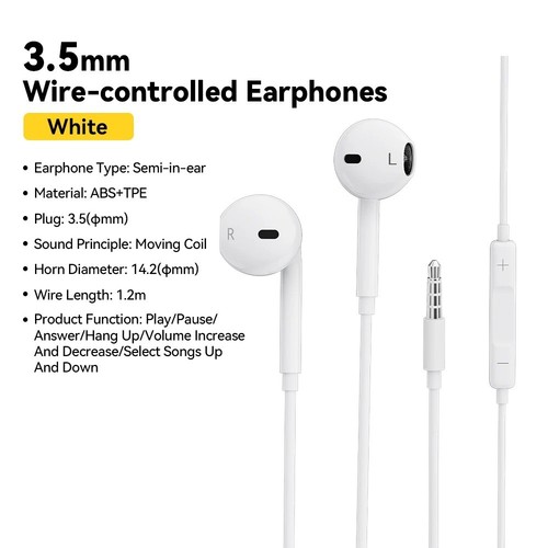 Essager 5mm wired headphones - 3.5mm,