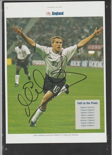 Michael owen signed england - michael,