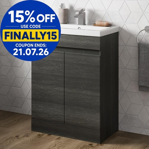 600mm bathroom vanity unit - 600mm,