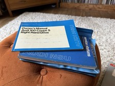 Audi 100 Coupe S Handbook Operating Manual Plus Service Station Book