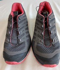 Salomon Shoes Women Size 9.5 Synapse Grey Orange Hiking Trail Running Low